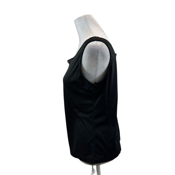 Ladies Vintage Joanna Brand Black Square Neck Tank‎ Top Size Large - Picture 2 of 7